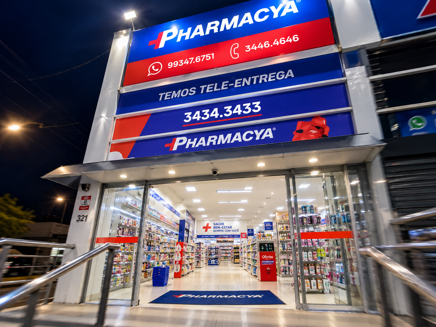 Entrada da Pharmacya 40 em Viamópolis Viamão RS